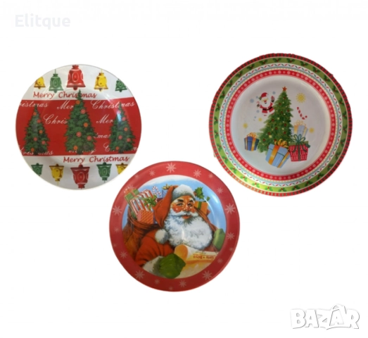 Коледна чиния - перфектният избор за празничната трапеза, снимка 3 - Чинии - 52787138
