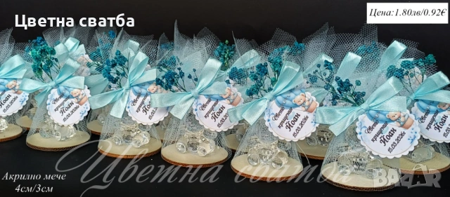 Подаръчет за кръщене, Подаръци за гости за кръщене, Мечета за кръщене, снимка 2 - Други - 53398402