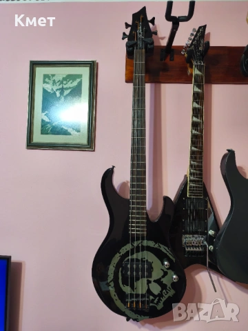 B.C. Rich Havoc Skull One bass , бас китара модел на John Moyer от Disturbed