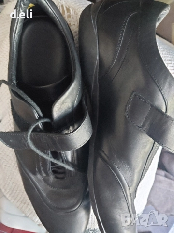 BOSS Original Size 45 100% Кожа С подарък шапка, снимка 4 - Ежедневни обувки - 51560322