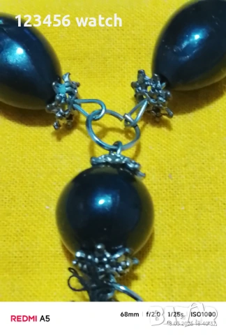 Красиво колие със естествени каменни и юанистс, снимка 2 - Колиета, медальони, синджири - 53890169