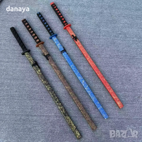 4350 Детски дървен меч с кания, снимка 4 - Други - 43581316