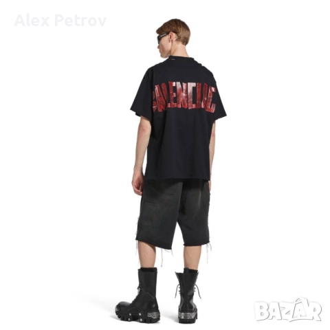 Balenciaga ,Louis Vuitton , Balmain тениски ААА+ premium class, снимка 8 - Тениски - 52387555