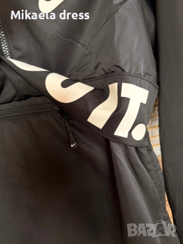 Ново черно яке Nike отлично за всекидневието. С М Л, снимка 6 - Якета - 53613953