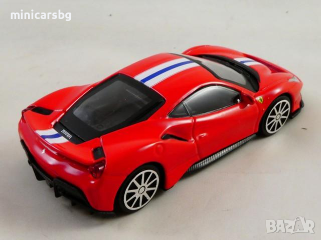 Метални колички: Ferrari 488 Pista - Bburago, снимка 2 - Колекции - 44970928