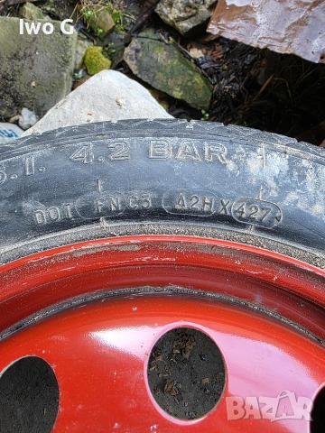 Резервна гума ПАТЕРИЦА 15 цола 4х98 за Fiat, Lancia, Alfa Romeo, снимка 2 - Гуми и джанти - 54009145