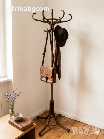 Автентична виенска закачалка (тип Thonet), снимка 3 - Закачалки - 53854060