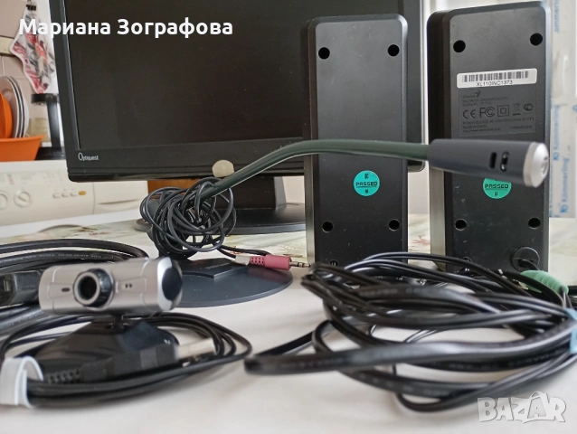 Монитор Optiquest Q201 WB-2, Работещ телевизор SAMSUNG PLANO, Клавиатури, кабели и мишки за компютър, снимка 6 - Друга електроника - 51096184