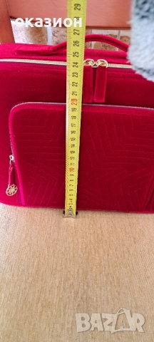 кадифена козметична чанта, снимка 4 - Други - 52429432