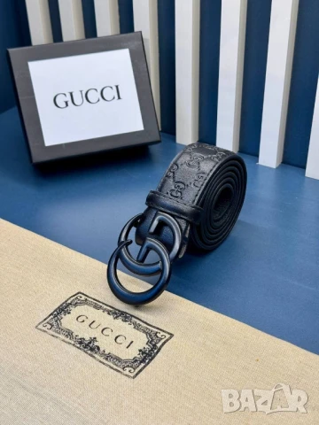 колани от естествена кожа в кутия gucci , снимка 5 - Колани - 50589742