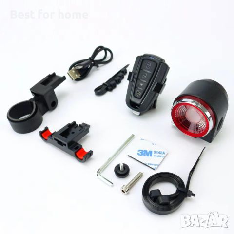 Аntusi A8- задна светлина с аларма/ звънец и дистанционно, снимка 8 - Аксесоари за велосипеди - 45551698