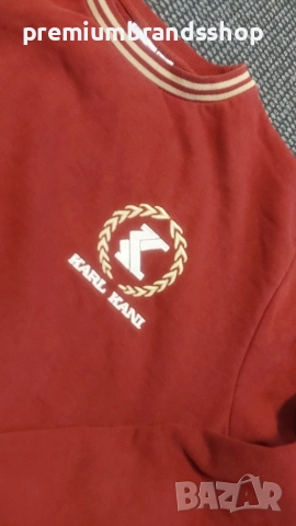 Karl kani S размер суичър , снимка 2 - Спортни дрехи, екипи - 52619451