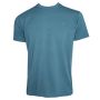 Памучна тениска в синьо-зелен цвят, снимка 1 - Тениски - 45164209