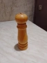 Дървена мелничка за пипер от соца отлична, снимка 3