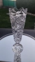Кристална ваза с богат релеф, снимка 1