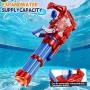 Нов Автоматичен воден пистолет Spider 1500ml LED светлини звук деца игра, снимка 8