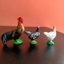 Колекционерска фигурка Schleich Rooster Chicken 1983 13014, 13011, 13018, снимка 4