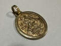 Златна висулка Богородица 14к, 8,91гр, снимка 4