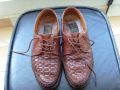 Продавам мъжки италиански плетени обувки от естествена кожа, снимка 2