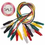 1 комплект 10 бр. електрически тестови кабели с двустранни щипки тип крокодил тестов държач 46 см, снимка 1