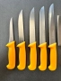 Комплект професионални немски месарски ножове 5 броя със сатър и масат, снимка 3