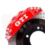 6 бр. GTI Стикери за Спирачни Апарати – Бели (3 Размера) | VW GTI Tuning Style, снимка 2