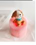 3D Малко игриво куче силиконов молд форма калъп фондан гипс свещ сапун декор, снимка 1 - Форми - 45809557