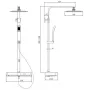 SCHÜTTE Термостатична душ система OCEAN(SKU:425815), снимка 3