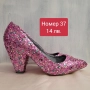 Кукленски розови дамски обувки номер 37, снимка 4
