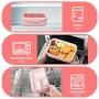 Кутия за храна с отделения и прибори в розово LIFE NUTRITIONIST LK-PINK SINGLE LUNCH BOX, B07WBVZMTT, снимка 2
