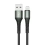 Кабел USB-Lightning 3.1A JELLICO 1 метър черен, снимка 1