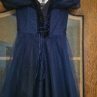 Бална рокля в тъмно син цвят , снимка 1 - Сватбени рокли - 45255953