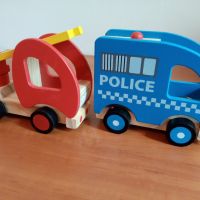 Монтесори играчки  1 до 3 г. Пожарна и Полиция , снимка 1 - Други - 45592902