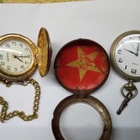 Два джобни стари часовници , снимка 3 - Други ценни предмети - 45306071