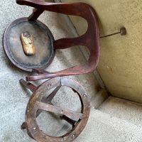 Стари бръснарски столове, снимка 3 - Антикварни и старинни предмети - 45836181