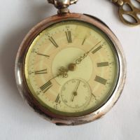 Стар колекционерски сребърен часовник DEPOSE, снимка 2 - Антикварни и старинни предмети - 45686934