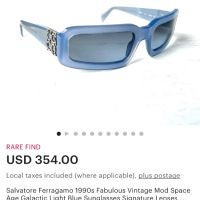 Salvatore Ferragamo Vintage дамски слънчеви очила, снимка 3 - Слънчеви и диоптрични очила - 45918322