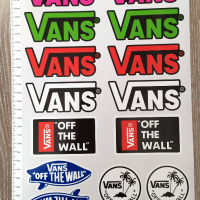 Стикери VANS ВАНС лист А4 - 14 бр общо Sticker, снимка 1 - Аксесоари и консумативи - 45053763