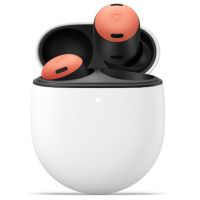Безжични слушалки Google Pixel Buds PRO, Bluetooth cлушалки с активно шумопотискане, цвят: coral, снимка 1 - Слушалки, hands-free - 46040808