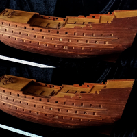 корпус на дървен кораб-за корабомоделизъм, снимка 7 - Други ценни предмети - 44949798