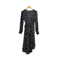 Обгръщаща рокля Levete Room Cherry Print Midi Wrap Dress, снимка 2 - Рокли - 44973529