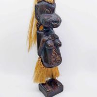 Стара ръчно резбована африканска фигура, снимка 1 - Колекции - 45045603