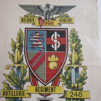 Документ герб емблема 3 райх артилерийски полк , снимка 5 - Колекции - 45338628