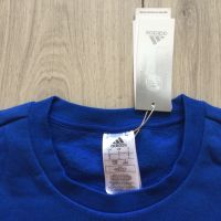 НОВА синя памучна фланела блуза на ФК Левски 1914 на ADIDAS размер L, снимка 4 - Спортни дрехи, екипи - 45468531