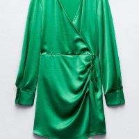 Zara рокли в зелено, снимка 14 - Рокли - 43340464