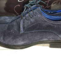 Елегантни мъжки обувки от естествен велур Senator №41, снимка 1 - Официални обувки - 44990454