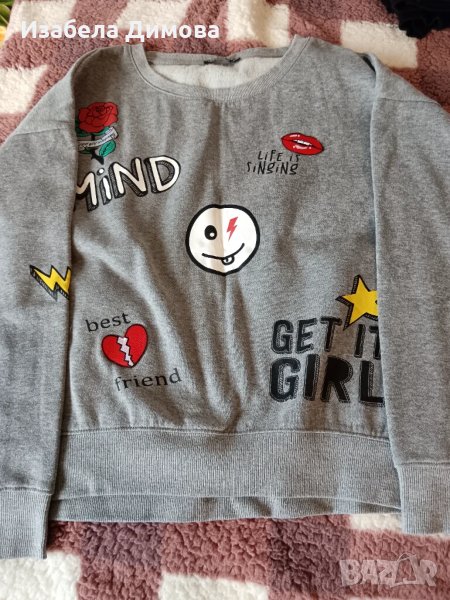 Сива готина блуза , снимка 1