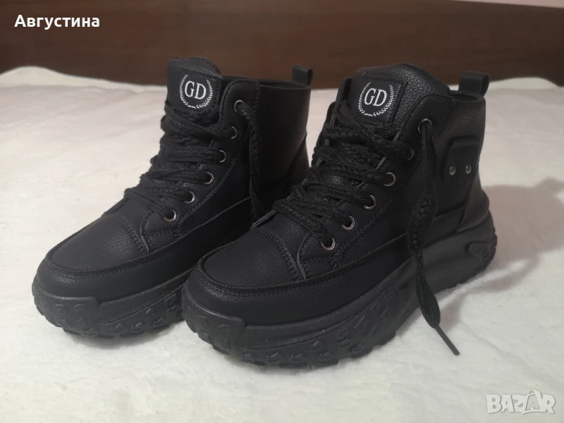 Нови  дамски обувки с висока подметка, снимка 1