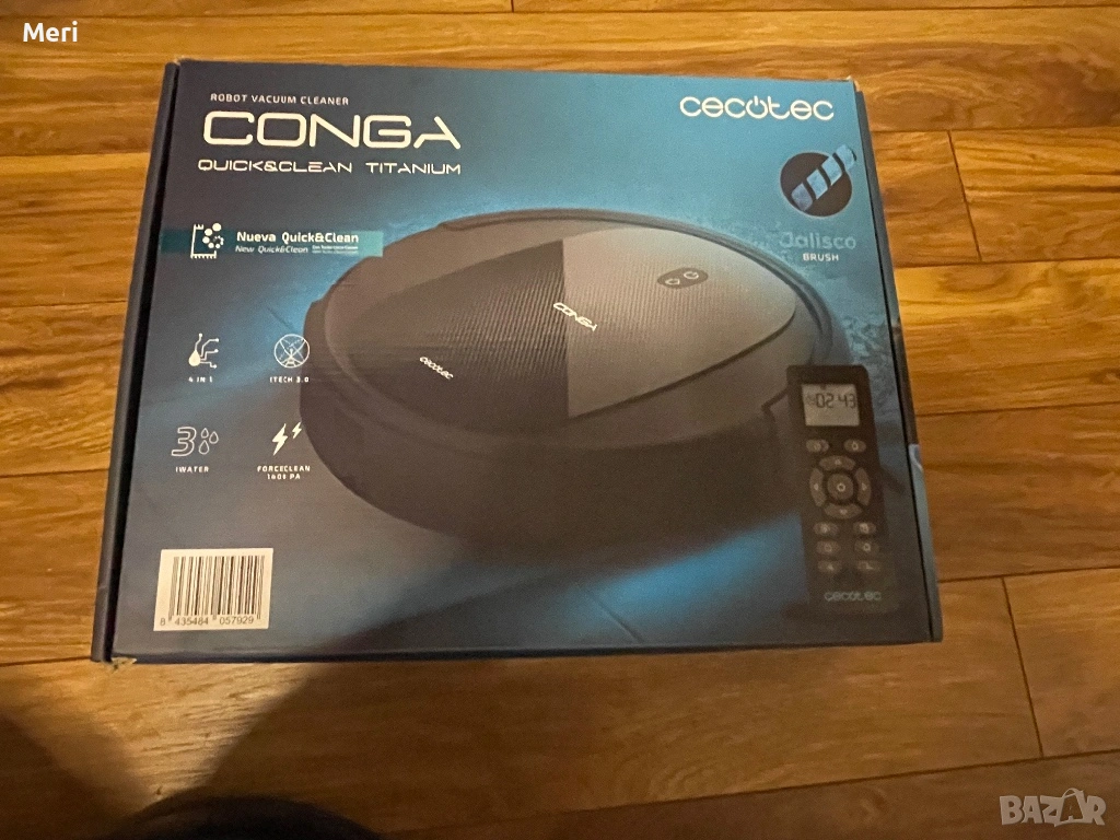Прахосмукачка робот Cecotec Conga Quick&Clean Titanium, снимка 1