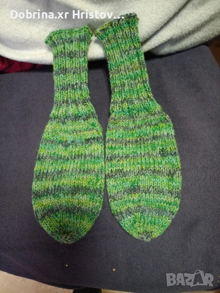 Ръчно плетени вълнени чорапи ном.36 до 47ном, снимка 1